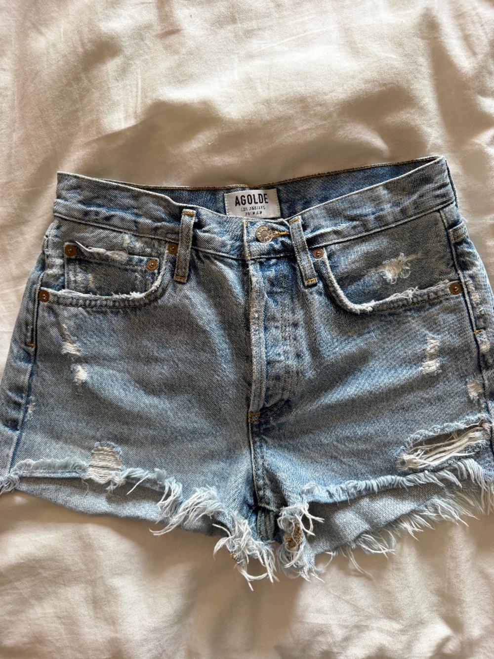 Agolde denim shorts